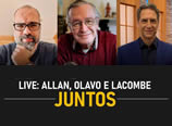 Olavo de Carvalho, Luís Ernesto Lacombe e Allan dos Santos