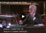 Peter McCullough no Senado do Texas